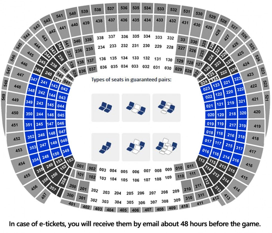 Barcelona - Real Sociedad. - Shortside 1st/2nd Tier - Smartbooking (see map)