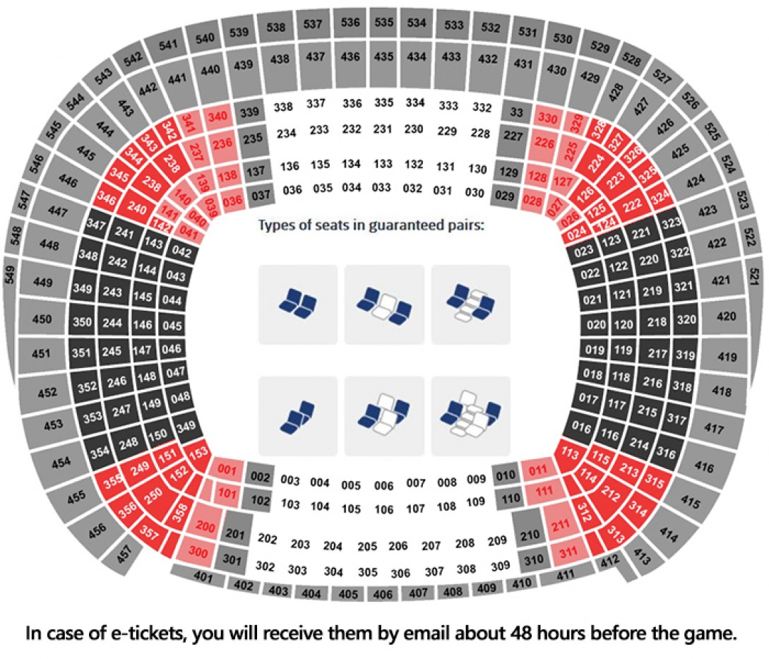 Barcelona - Valencia. - Corners 1st/2nd Tier - Smartbooking (see map)