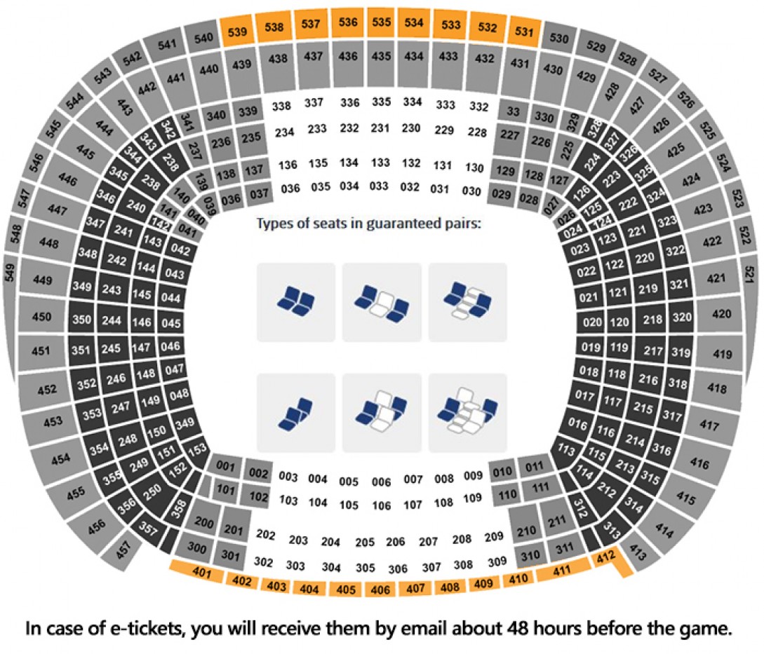 Barcelona - Real Betis. - Longside 4th Tier - Smartbooking (see map)