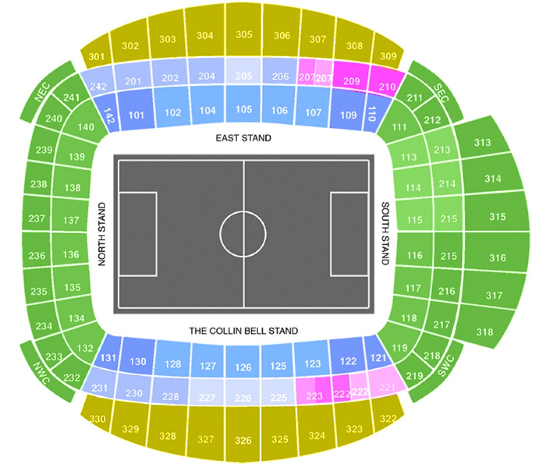 Etihad Stadium - Eticket delivered 1 day before the match - 1 final client mobile number required