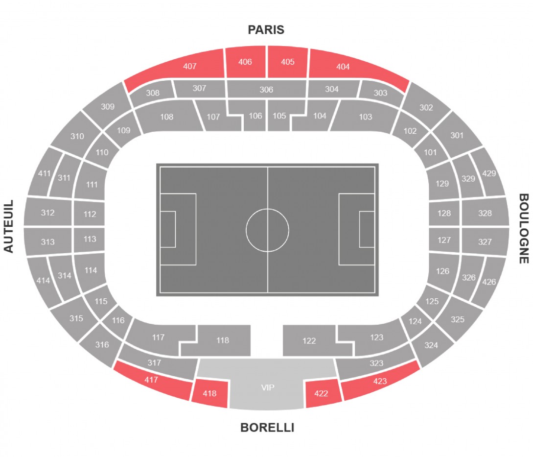 Paris Saint Germain - Stade Rennais - Longside Upper